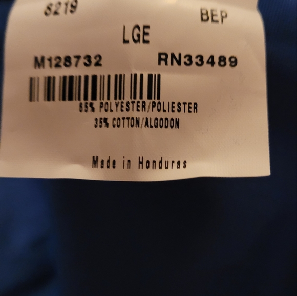 LANDAU ESSENTIALS WOMEN'S 4-POCKET V-NECK SCRUB TOP Size L NWT - Picture 8 of 9